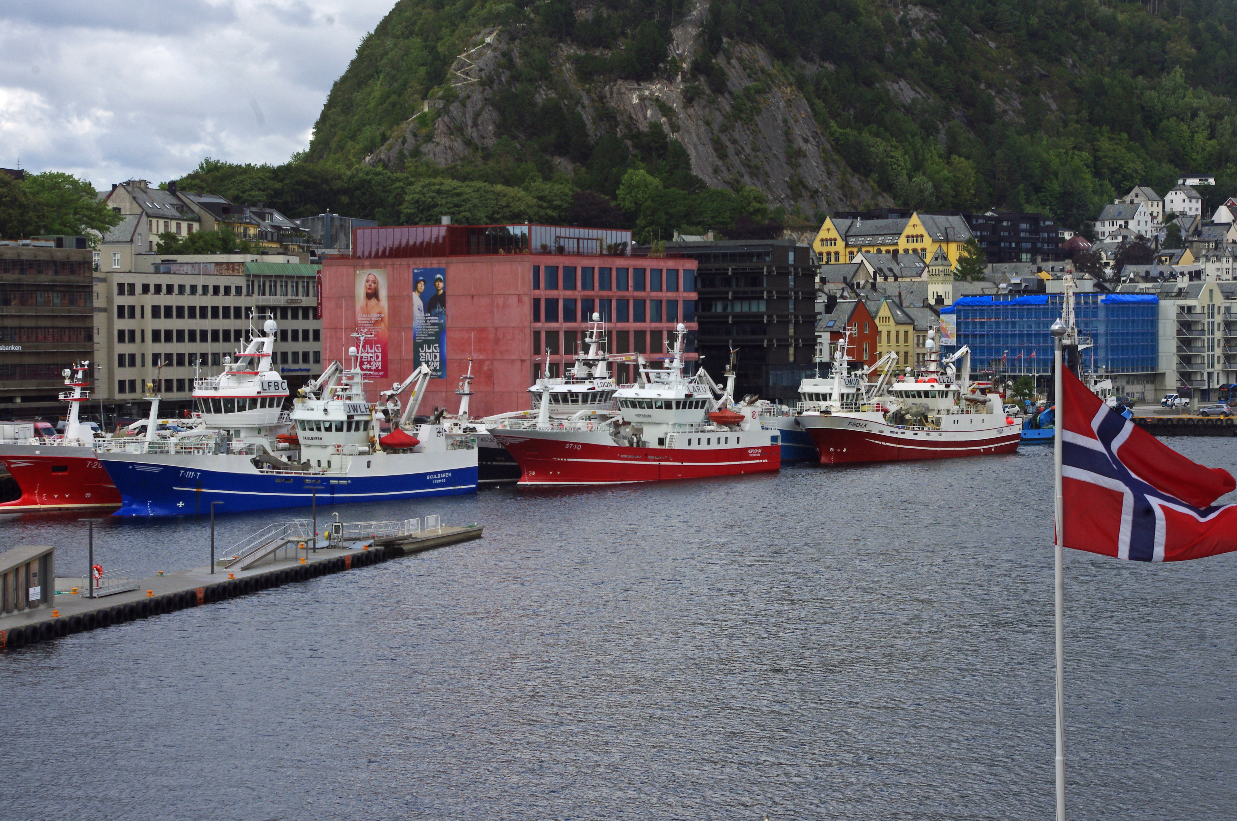 Alesund Fishing Boats and Harbour